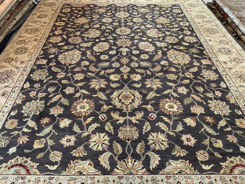 NEW 9ft. x 12ft. TRADITIONAL KASHAN - David Tiftickjian & Sons
