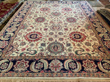 NEW 9ft. x 12ft. TRANSITIONAL KASHAN - David Tiftickjian & Sons