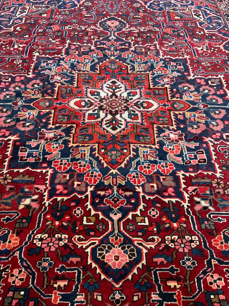 SEMI-ANTIQUE 10ft. x 12ft. TRANSITIONAL BAKHTIARI - David Tiftickjian & Sons
