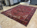 SEMI-ANTIQUE 10ft. x 13ft. GEOMETRIC HERIZ - David Tiftickjian & Sons