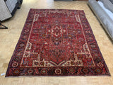 SEMI-ANTIQUE 10ft. x 13ft. GEOMETRIC HERIZ - David Tiftickjian & Sons
