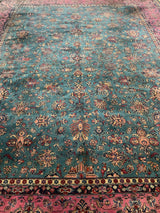 SEMI-ANTIQUE 10ft. x 13ft. TRADITIONAL KASHAN - David Tiftickjian & Sons