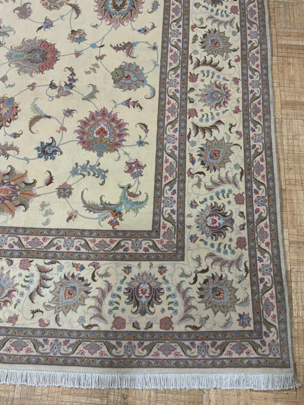 SEMI-ANTIQUE 10ft. x 13ft. TRADITIONAL TABRIZ - David Tiftickjian & Sons