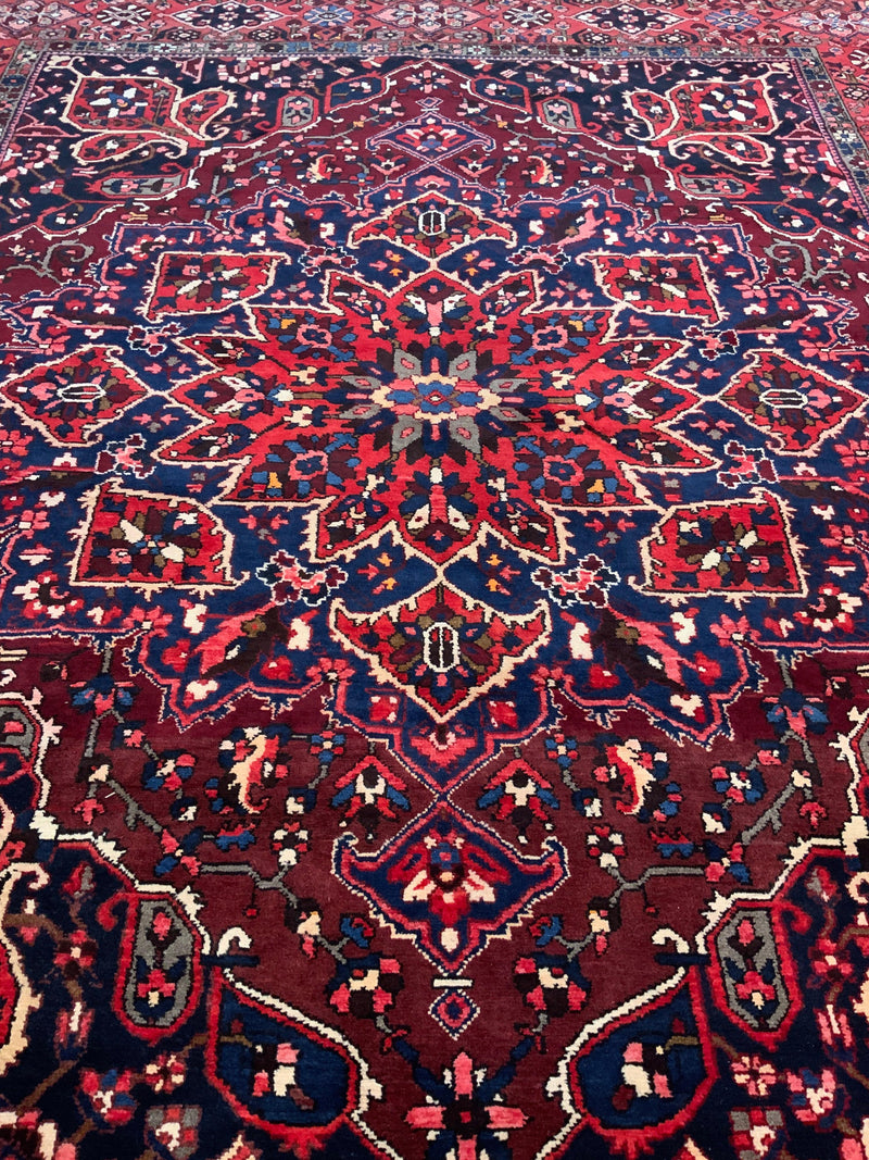 SEMI-ANTIQUE 10ft. x 13ft. TRANSITIONAL BAKHTIARI - David Tiftickjian & Sons