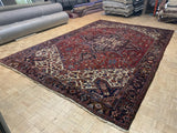 SEMI-ANTIQUE 10ft. x 15ft. GEOMETRIC HERIZ - David Tiftickjian & Sons