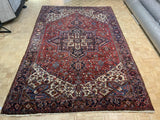SEMI-ANTIQUE 10ft. x 15ft. GEOMETRIC HERIZ - David Tiftickjian & Sons