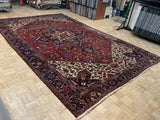 SEMI-ANTIQUE 10ft. x 15ft. GEOMETRIC HERIZ - David Tiftickjian & Sons