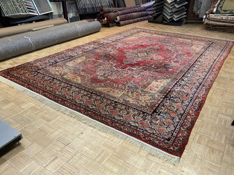 SEMI-ANTIQUE 11ft. x 17ft. TRADITIONAL SAROUK - David Tiftickjian & Sons