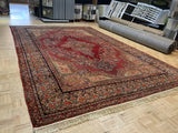 SEMI-ANTIQUE 11ft. x 17ft. TRADITIONAL SAROUK - David Tiftickjian & Sons