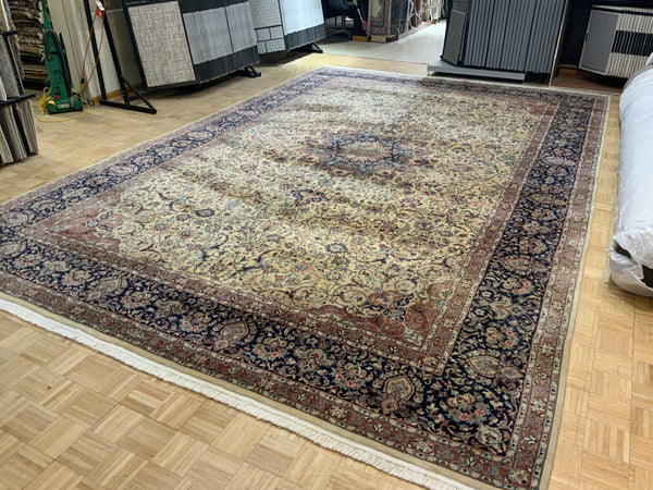 SEMI-ANTIQUE 12ft. x 19ft. TRADITIONAL TABRIZ - David Tiftickjian & Sons