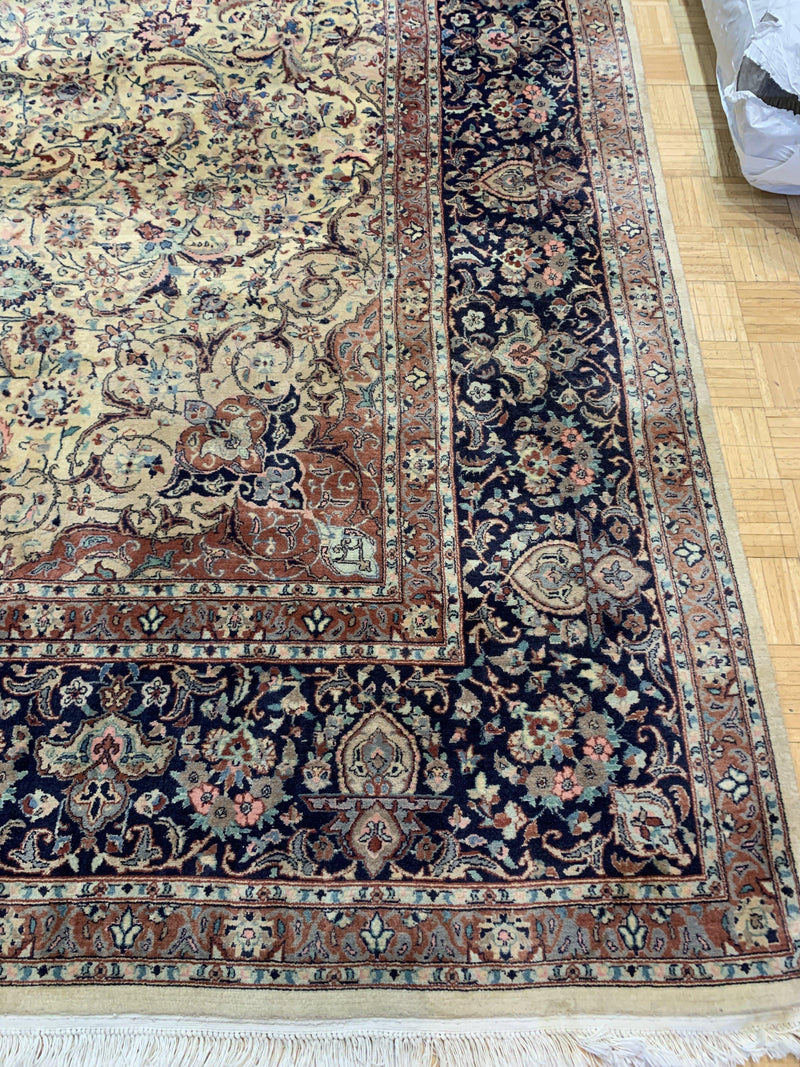SEMI-ANTIQUE 12ft. x 19ft. TRADITIONAL TABRIZ - David Tiftickjian & Sons