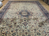 SEMI-ANTIQUE 12ft. x 19ft. TRADITIONAL TABRIZ - David Tiftickjian & Sons