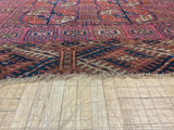 SEMI-ANTIQUE 3ft. x 4ft. GEOMETRIC BOKARA - David Tiftickjian & Sons