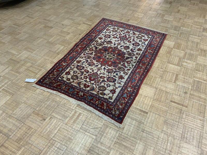 SEMI-ANTIQUE 3ft. x 5ft. TRADITIONAL ISFAHAN - David Tiftickjian & Sons