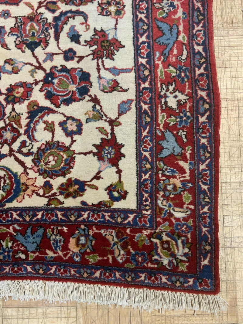 SEMI-ANTIQUE 3ft. x 5ft. TRADITIONAL ISFAHAN - David Tiftickjian & Sons