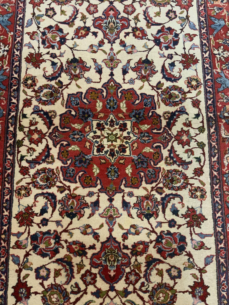 SEMI-ANTIQUE 3ft. x 5ft. TRADITIONAL ISFAHAN - David Tiftickjian & Sons
