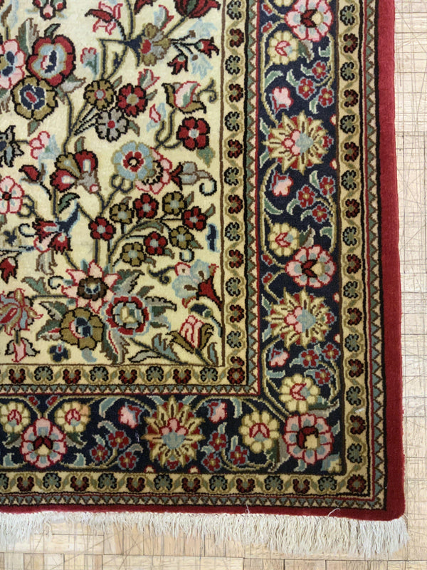 SEMI-ANTIQUE 3ft. x 5ft. TRADITIONAL KASHAN - David Tiftickjian & Sons