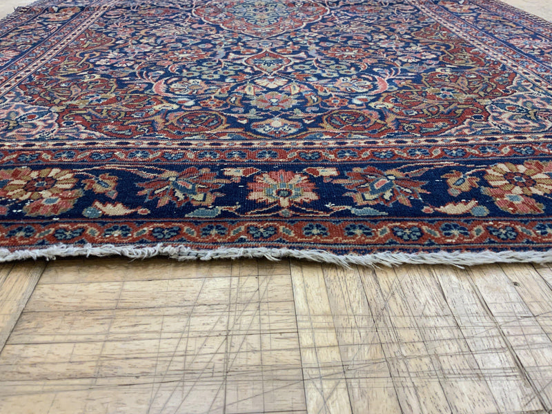 SEMI-ANTIQUE 3ft. x 5ft. TRADITIONAL KASHAN - David Tiftickjian & Sons