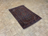 SEMI-ANTIQUE 3ft. x 5ft. TRADITIONAL KASHAN - David Tiftickjian & Sons