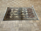 SEMI-ANTIQUE 3ft. x 5ft. TRADITIONAL PRAYER RUG - David Tiftickjian & Sons