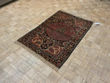 SEMI-ANTIQUE 3ft. x 5ft. TRADITIONAL SAROUK - David Tiftickjian & Sons