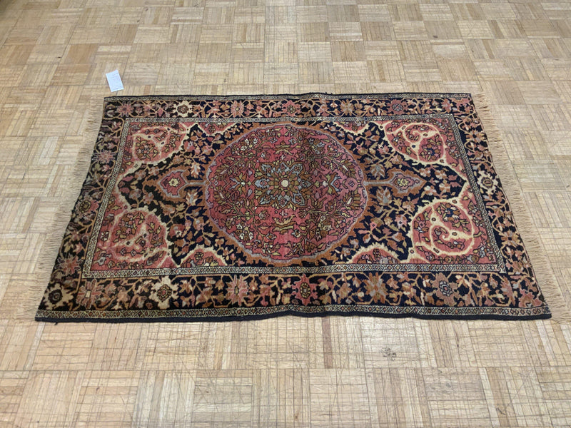 SEMI-ANTIQUE 3ft. x 5ft. TRADITIONAL SAROUK - David Tiftickjian & Sons