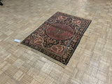 SEMI-ANTIQUE 3ft. x 5ft. TRADITIONAL SAROUK - David Tiftickjian & Sons