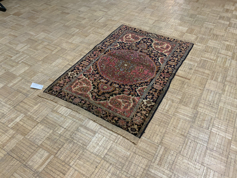 SEMI-ANTIQUE 3ft. x 5ft. TRADITIONAL SAROUK - David Tiftickjian & Sons