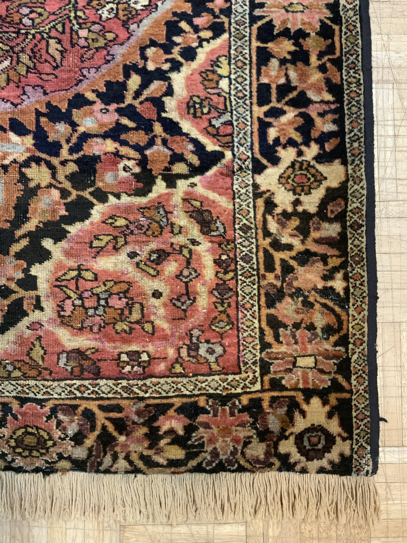 SEMI-ANTIQUE 3ft. x 5ft. TRADITIONAL SAROUK - David Tiftickjian & Sons