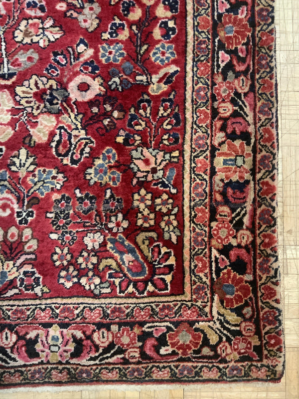 SEMI-ANTIQUE 3ft. x 5ft. TRADITIONAL SAROUK - David Tiftickjian & Sons