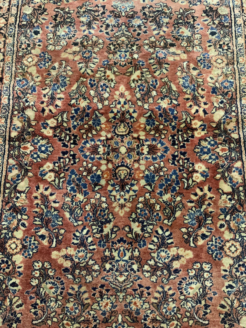 SEMI-ANTIQUE 3ft. x 5ft. TRADITIONAL SAROUK - David Tiftickjian & Sons