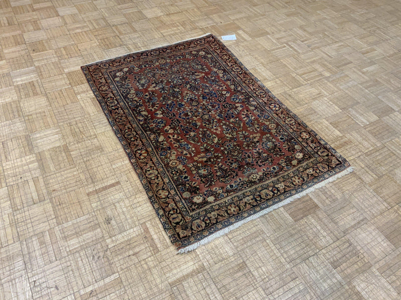 SEMI-ANTIQUE 3ft. x 5ft. TRADITIONAL SAROUK - David Tiftickjian & Sons