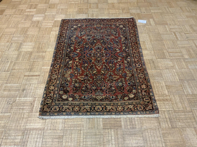 SEMI-ANTIQUE 3ft. x 5ft. TRADITIONAL SAROUK - David Tiftickjian & Sons