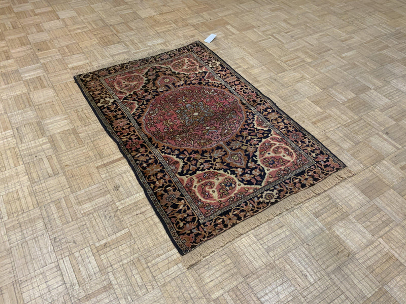 SEMI-ANTIQUE 3ft. x 5ft. TRADITIONAL SAROUK - David Tiftickjian & Sons
