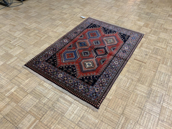 SEMI-ANTIQUE 3ft. x 5ft. TRANSITIONAL ABADEH - David Tiftickjian & Sons