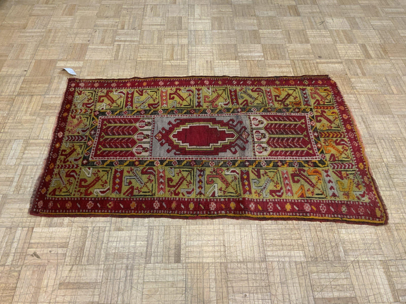 SEMI-ANTIQUE 3ft. x 5ft. TRANSITIONAL ANATOLIAN - David Tiftickjian & Sons