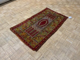 SEMI-ANTIQUE 3ft. x 5ft. TRANSITIONAL ANATOLIAN - David Tiftickjian & Sons