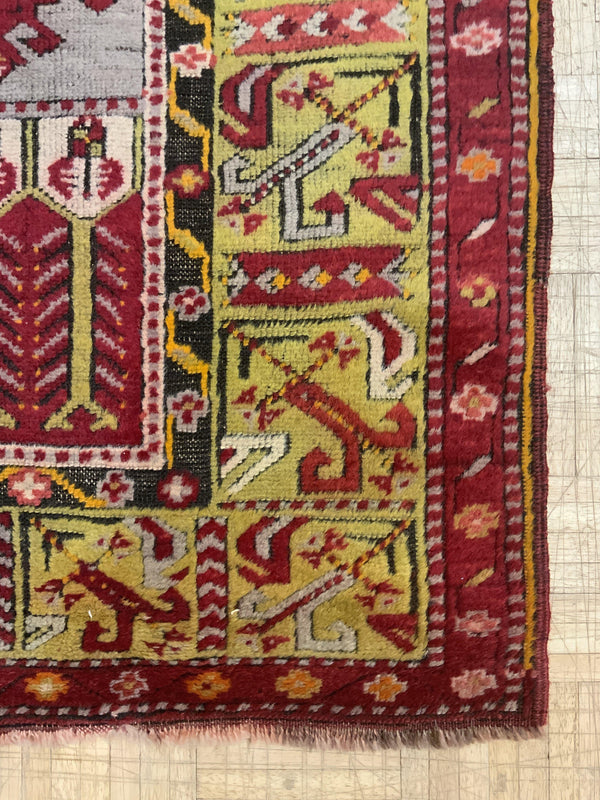 SEMI-ANTIQUE 3ft. x 5ft. TRANSITIONAL ANATOLIAN - David Tiftickjian & Sons