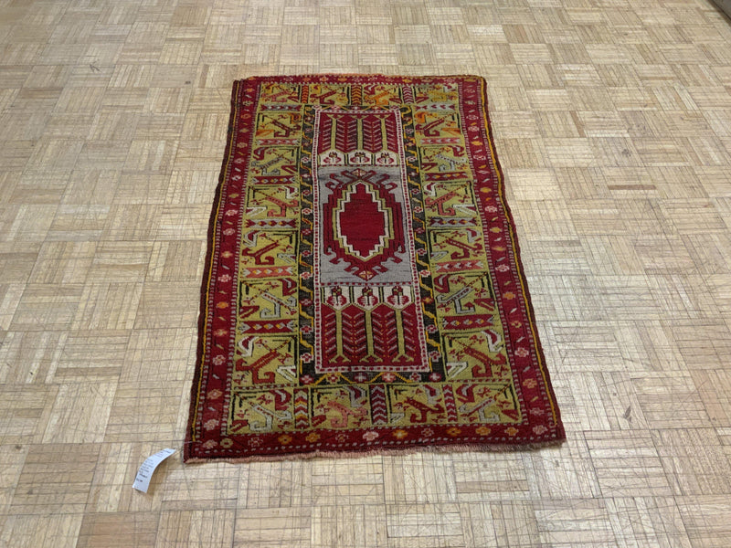 SEMI-ANTIQUE 3ft. x 5ft. TRANSITIONAL ANATOLIAN - David Tiftickjian & Sons