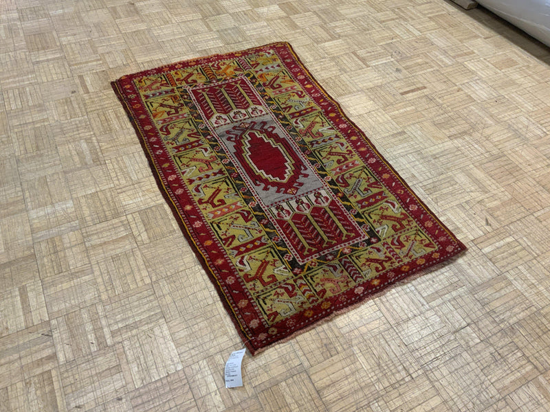 SEMI-ANTIQUE 3ft. x 5ft. TRANSITIONAL ANATOLIAN - David Tiftickjian & Sons