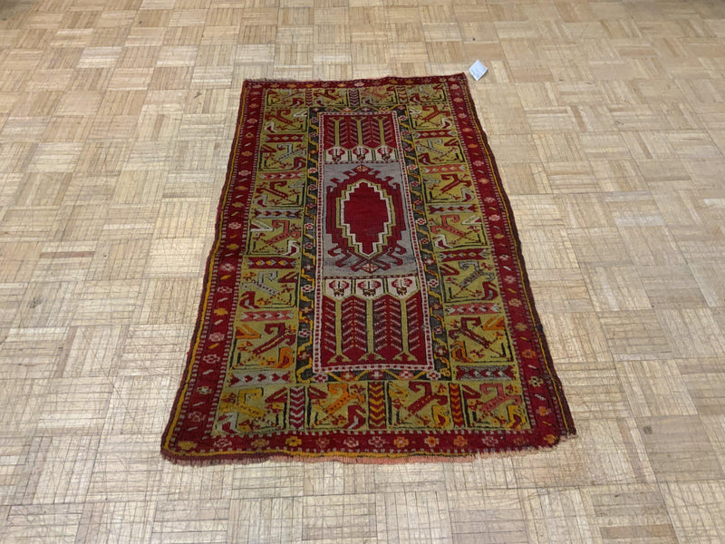 SEMI-ANTIQUE 3ft. x 5ft. TRANSITIONAL ANATOLIAN - David Tiftickjian & Sons