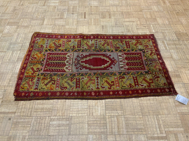 SEMI-ANTIQUE 3ft. x 5ft. TRANSITIONAL ANATOLIAN - David Tiftickjian & Sons