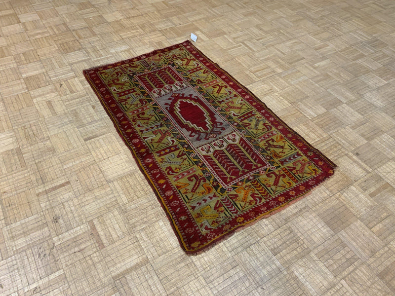 SEMI-ANTIQUE 3ft. x 5ft. TRANSITIONAL ANATOLIAN - David Tiftickjian & Sons