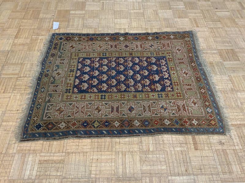SEMI-ANTIQUE 3ft. x 5ft. TRANSITIONAL SHIRVAN - David Tiftickjian & Sons
