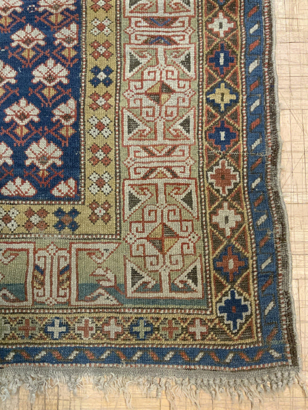 SEMI-ANTIQUE 3ft. x 5ft. TRANSITIONAL SHIRVAN - David Tiftickjian & Sons