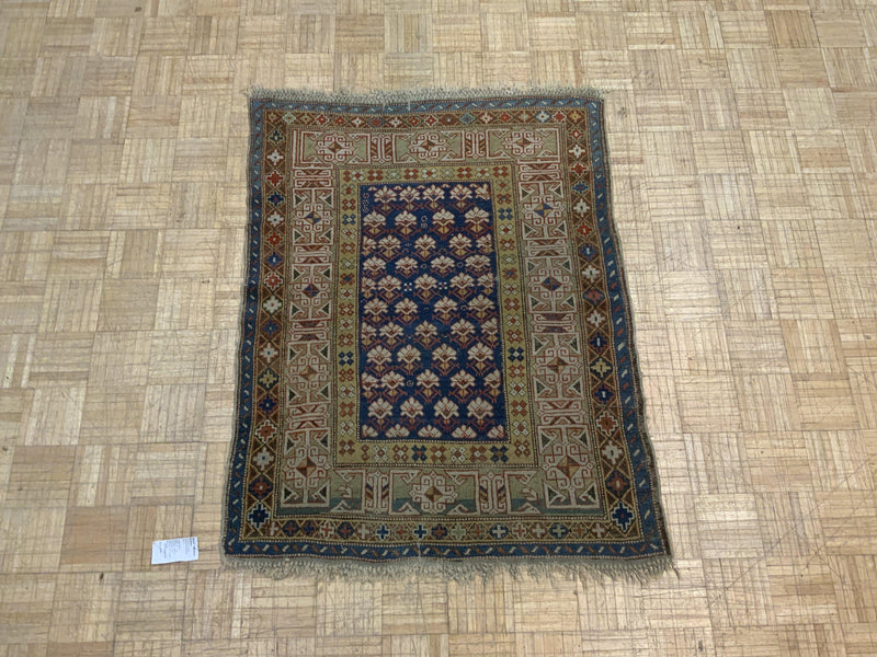 SEMI-ANTIQUE 3ft. x 5ft. TRANSITIONAL SHIRVAN - David Tiftickjian & Sons
