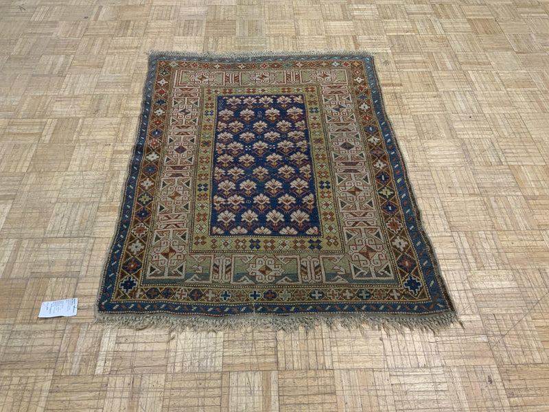 SEMI-ANTIQUE 3ft. x 5ft. TRANSITIONAL SHIRVAN - David Tiftickjian & Sons