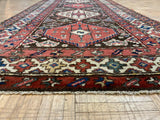 SEMI-ANTIQUE 3ft. x 9ft. GEOMETRIC KAZAK - David Tiftickjian & Sons