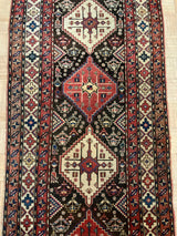 SEMI-ANTIQUE 3ft. x 9ft. GEOMETRIC KAZAK - David Tiftickjian & Sons