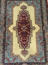 SEMI-ANTIQUE 4ft. x 6ft. FLORAL KERMAN - David Tiftickjian & Sons